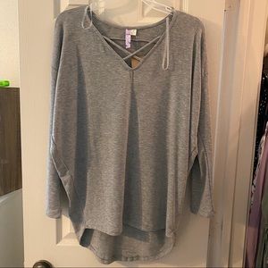 Super Cute Gray Top